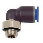 Racor rápido roscado RIEGLER en L Serie azul Rosca exterior G 1/4 ″ SW 17 mm ( 4588880197 )