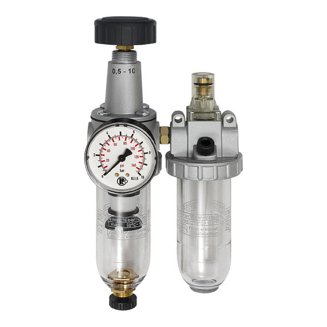 Unidad de mantenimiento RIEGLER rosca estándar G 3/8 ″ semiautomática ( 4588880481 )