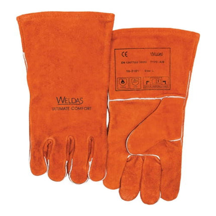 Guantes de soldadura WELDAS talla XL (9.5) rojo ( 4702005008 )