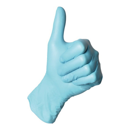 SEMPERMED Disposable gloves SEMPERGUARD NITRIL XPERT SEMPERMED size 8-9 blue ( 8000140617 )