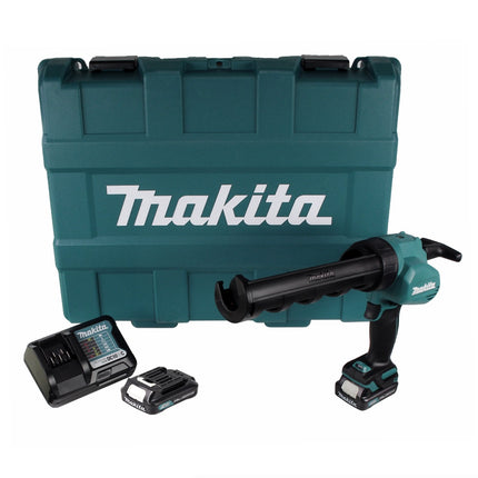 Makita CG 100 DWAEA Akku Kartuschenpistole 10,8V für 310ml Kartuschen im Koffer mit 2x BL1020B 2,0 Ah Akkus und Ladegerät - Toolbrothers