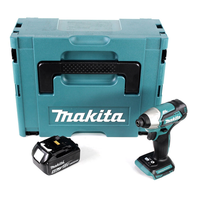 Makita DTD 155 RM1 18 V Brushless Li-Ion Akku Schlag Schrauber im Makpac + 1 x BL1840 B 4,0 Ah Akku - ohne Ladegerät - Toolbrothers