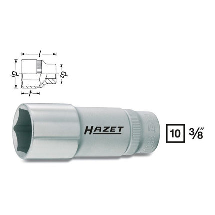 Inserto de llave de vaso HAZET 880LG 3/8″ 6 puntos (8000466547)