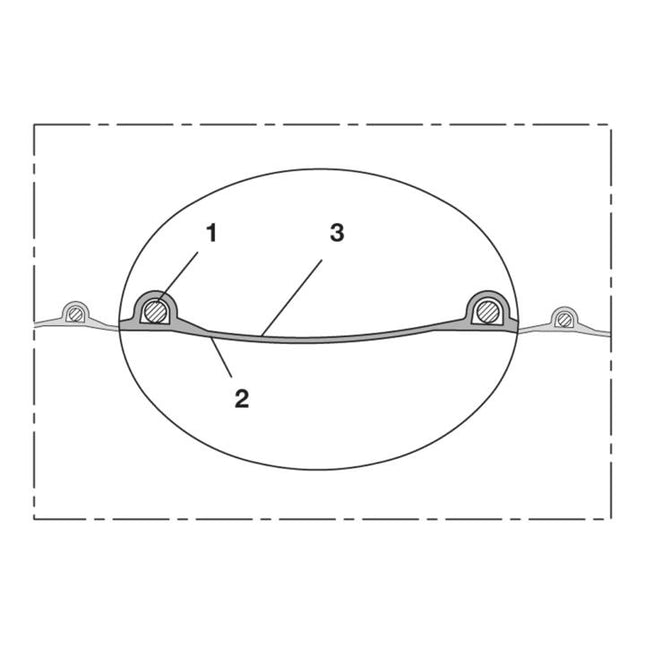 NORRES PROTAPE(R) PUR 301 AS suction and blower hose, inner Ø 80 mm ( 8000479650 )