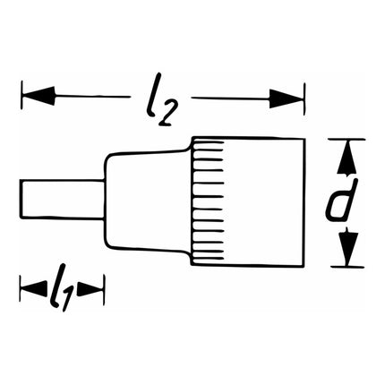 Presa HAZET 986SL 1/2 ″ esagonale ( 8000753807 )