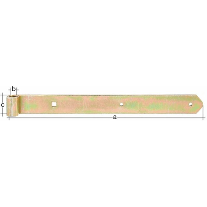 GAH Ladenband Länge 700 x 16 x 45 mm Stärke 5 mm ( 8001619575 )