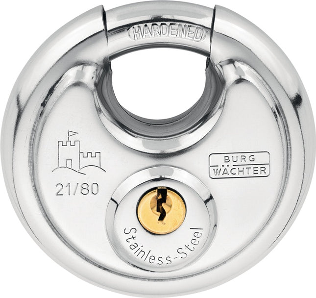 Lucchetto a cilindro BURG-WÄCHTER 21 80 SB larghezza corpo serratura 80 mm ( 8002367527 )