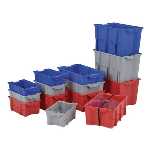 LA-KA-PE Contenitore girevole impilabile PP blu ( 9000446191 )