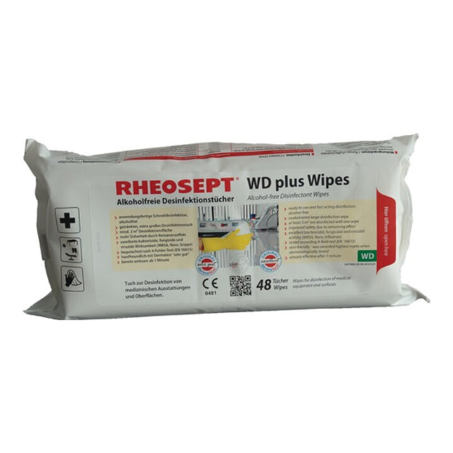 RHEOSEPT disinfectant wipes TEMDEX(R) WD plus Wipes L300xW270approx. mm ( 9000469159 )