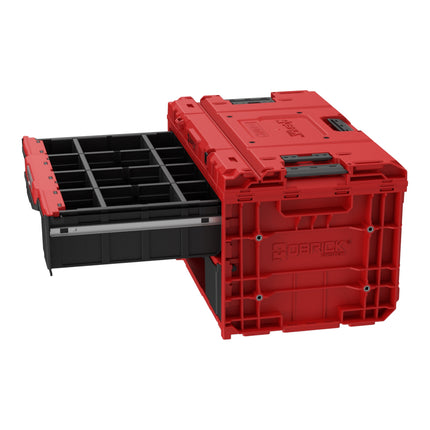 Qbrick System ONE Cajón 2 Caja de herramientas 2.0 RED Ultra HD Caja de herramientas a medida 587 x 380 x 340 mm 29 l con dos cajones