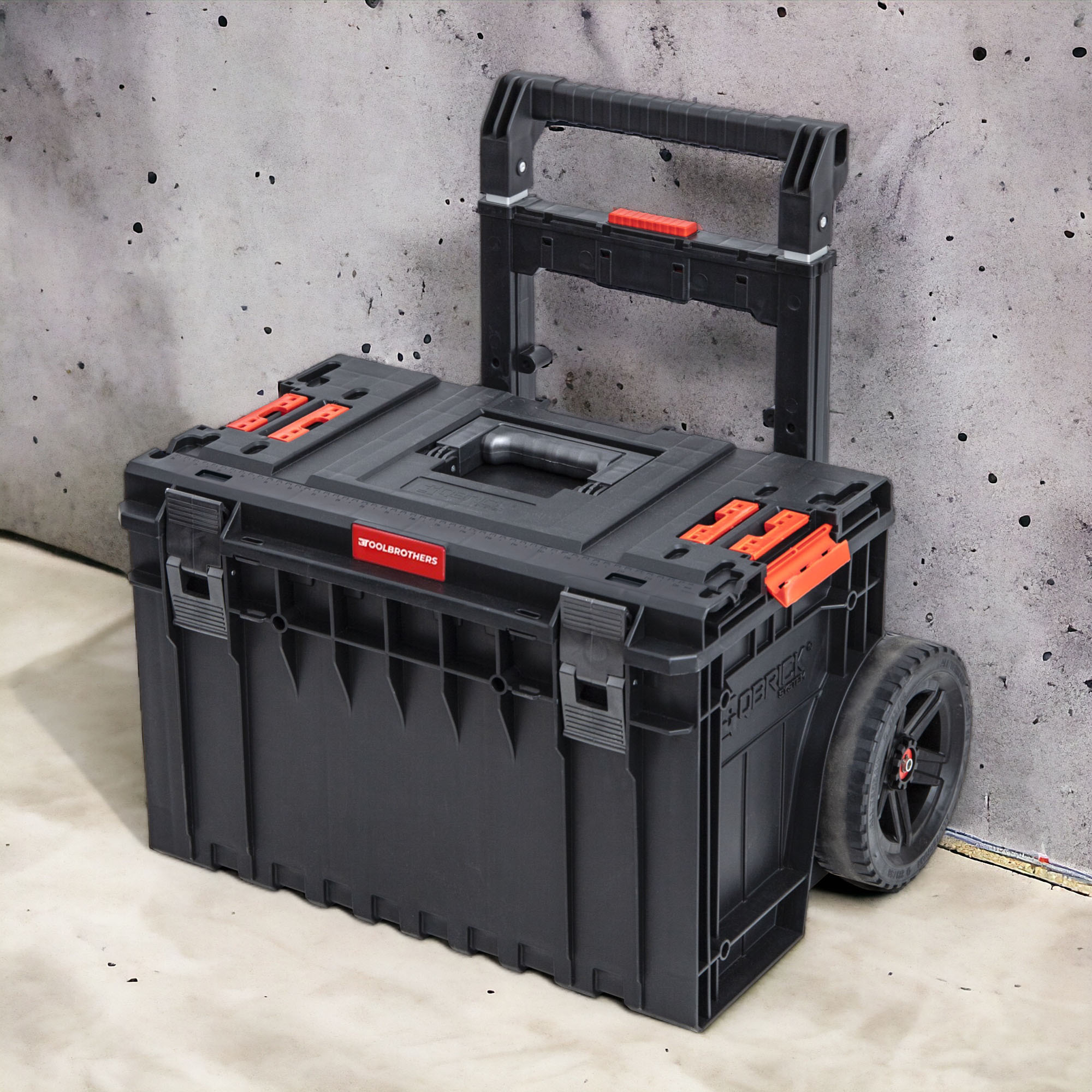 Toolbrothers RHINO XXL Cart Plus ECO Mobiler Werkzeugkoffer 52 l IP66 mit Doppelteleskopgriff 3 - toolbrothers