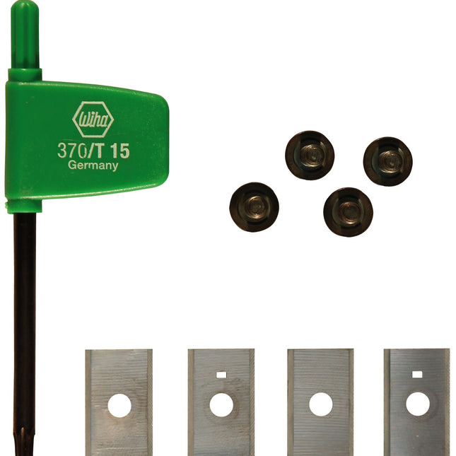 Inserto indexable Festool HW-WP 30x12x1,5 (4x) (491393) para fresas 492716, 492717, 491081, 491120