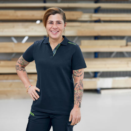 Festool POL-LAD-FT1-XL Poloshirt dunkelblau Damen ( 577299 )