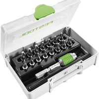 Festool SYS3 XXS CE-PZ BHS 60 Bit-Sortiment ( 205824 ) für Festool Akku-Bohrschrauber und Akku-Schlagbohrschrauber mit FastFix Aufnahme und Werkzeugfutter WH-CE CENTROTEC