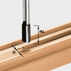 Fresadora de ranuras Festool HW S12 D13.2/35 PLANET (493789) para OF 1400, OF 2000, OF 2200