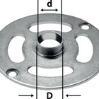 Festool KR-D 17/OF 1010 Kopierring ( 486030 ) für OF 900, OF 1000, OF 1010, OF 1010 R, KF