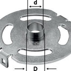 Anillo copiador Festool KR-D 17.0/OF 1400 (493315) para OF 1400