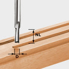 Festool HW S8 D5/12 fresa de ranuras (490954) para OF 900, OF 1000, OF 1010, OF 1010 R, OF 1400, OF 2000, OF 2200