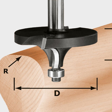 Fraise à arrondir Festool HW R16/D64/26 S12 (492710) pour OF 1400, OF 2000, OF 2200