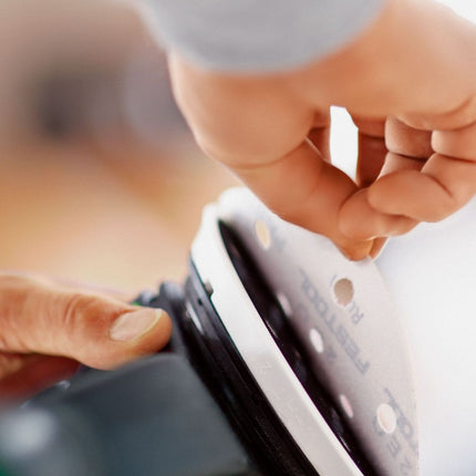 Festool STF D150/48 P100 RU2/10 Schleifscheibe Rubin 2 ( 575181 ) für RO 150, ES 150, ETS 150, ETS EC 150, LEX 150, WTS 150, HSK-D 150