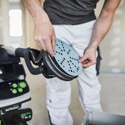 Festool STF D225/128 P120 GR/5 Schleifscheibe Granat ( 205666 ) für Langhalsschleifer PLANEX LHS 2 225 EQ(I), PLANEX 225 EQ, PLANEX LHS-E 225 easy, PLANEX LHS 2-M 225 EQ