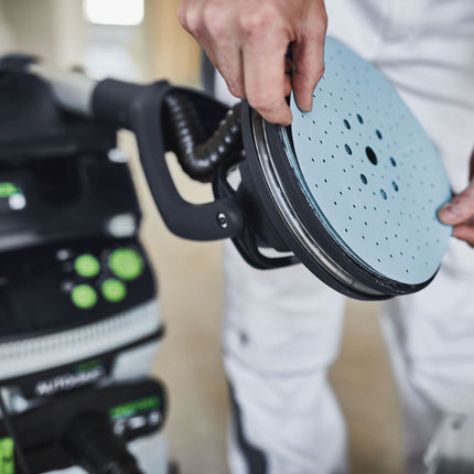 Festool STF D225/128 P120 GR/5 Schleifscheibe Granat ( 205666 ) für Langhalsschleifer PLANEX LHS 2 225 EQ(I), PLANEX 225 EQ, PLANEX LHS-E 225 easy, PLANEX LHS 2-M 225 EQ