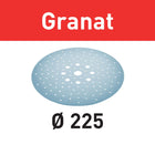 Festool STF D225/128 P180 GR/5 Schleifscheibe Granat ( 205667 ) für Langhalsschleifer PLANEX LHS 2 225 EQ(I), PLANEX 225 EQ, PLANEX LHS-E 225 easy, PLANEX LHS 2-M 225 EQ