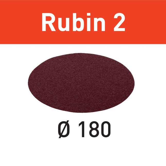 Festool STF D180/0 P220 RU2/50 disque abrasif Ruby 2 (499132) pour RAS 180