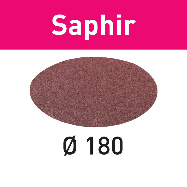 Festool STF D180/0 P24 SA/25 disque abrasif saphir (485239) pour RAS 180