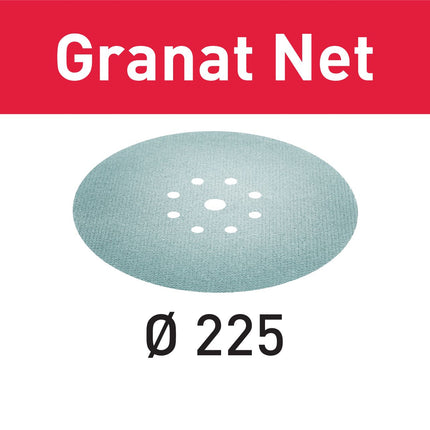 Festool STF D225 P240 GR NET/25 mesh abrasif Garnet Net (203318) pour ponceuses à long col PLANEX LHS 2 225 EQ(I), PLANEX 225 EQ, PLANEX LHS-E 225 easy, PLANEX LHS 2-M 225 EQ