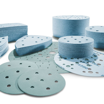 Festool STF D150/48 P320 GR/10 Grinding disc garnet 150 mm P 320 10 pcs. ( 575159 ) for RO 150, ES 150, ETS 150, ETS EC 150, LEX 150, WTS 150, HSK-D 150