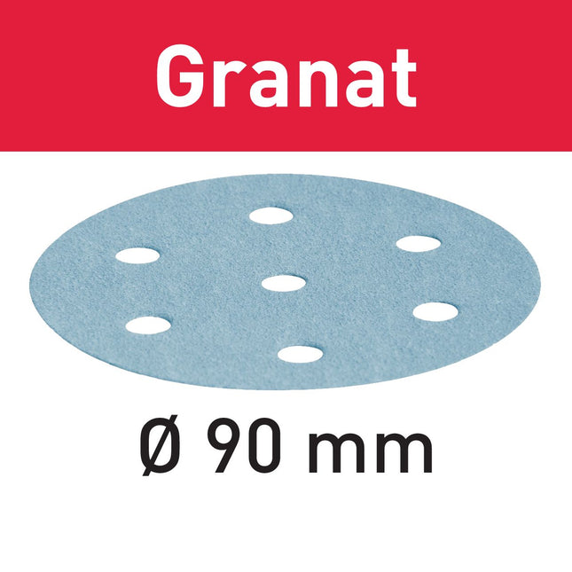 Festool STF D90/6 P40 GR/50 disque abrasif grenat (497363) pour RO 90 DX