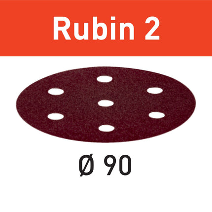 Festool STF D90/6 P60 RU2/50 Schleifscheibe Rubin 2 ( 499078 ) für RO 90 DX