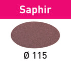 Festool STF D115/0 P80 SA/25 Schleifscheibe Saphir ( 485246 ) für RAS 115