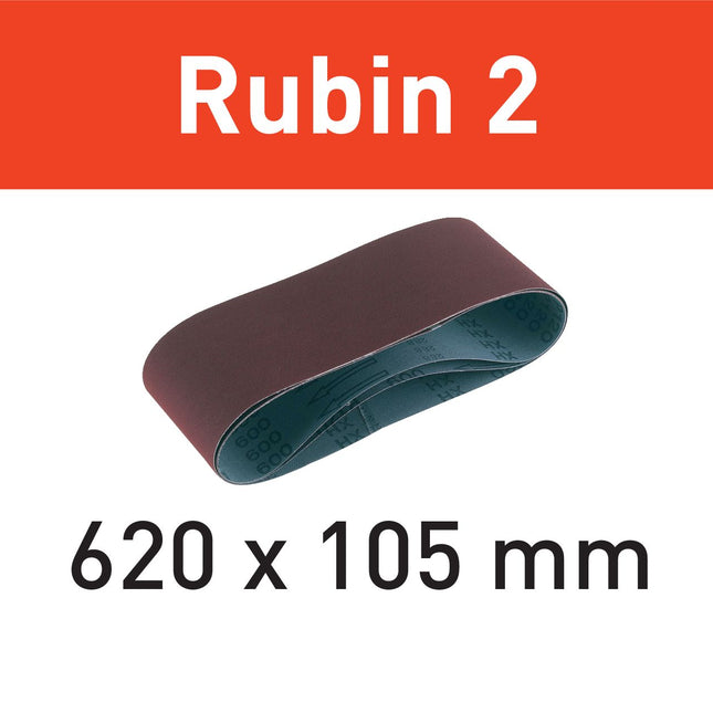 Festool L620X105-P80 RU2/10 Schleifband Rubin 2 ( 499151 ) für BS 105