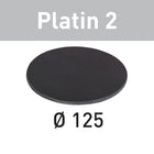 Festool STF D125/0 S2000 PL2/15 Schleifscheibe Platin 2 ( 492376 ) für RO 125, ES 125, ETS 125, ETSC 125, ES-ETS 125, ES-ETSC 125, ETS EC 125, LEX 125