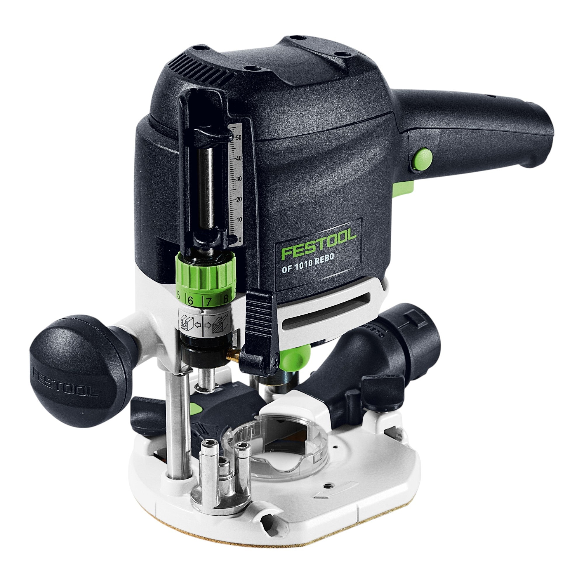 Festool OF 1010 REBQ FS Set Box Oberfraese 1010 W 55 mm Hub 578053 Fraeser Set Fuehrungsschiene Systainer 1 - toolbrothers