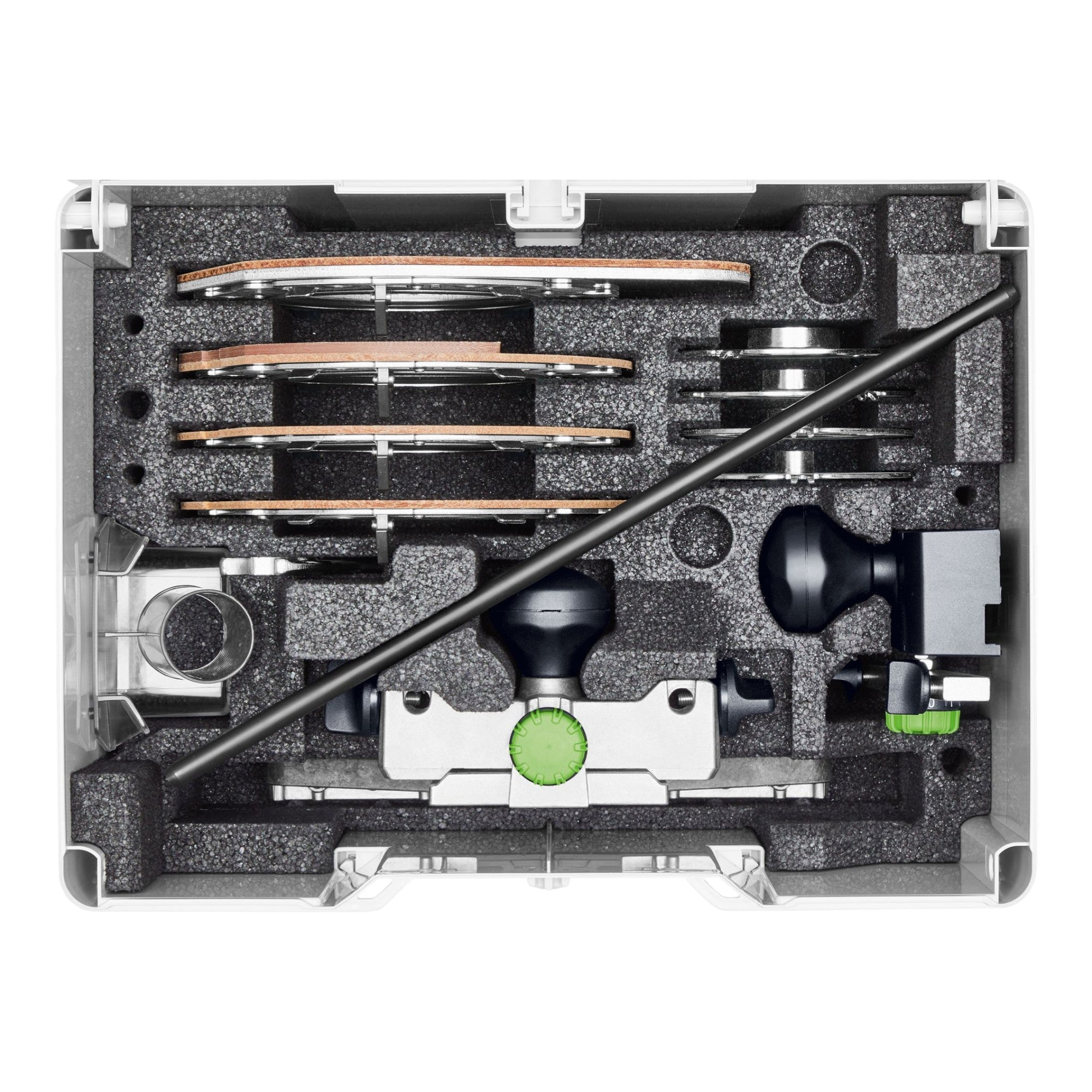 Festool OF 2200 EB Set Oberfraese 2200 W 6 12 7 mm Zubehoer Set Systainer 576220  4 - toolbrothers