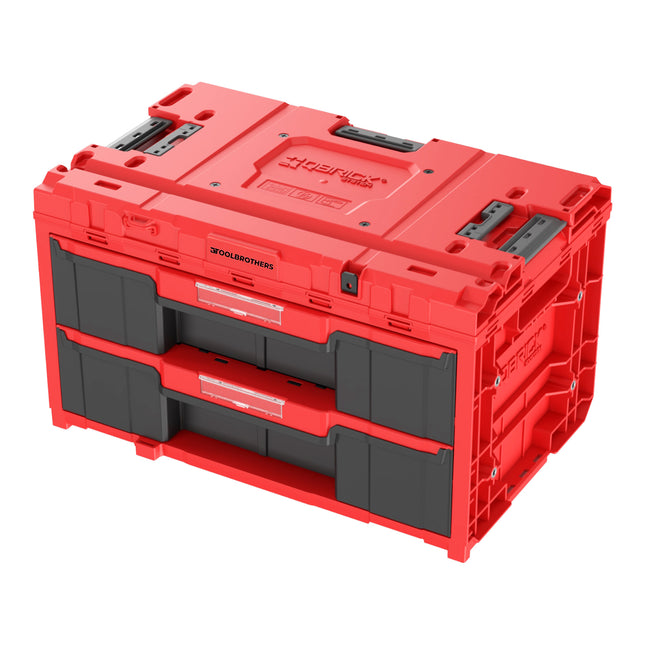 Toolbrothers RHINO XXL Drawer 2 ULTRA Schubladenkoffer mit zwei Schubläden + Trennwände 29 L IP66