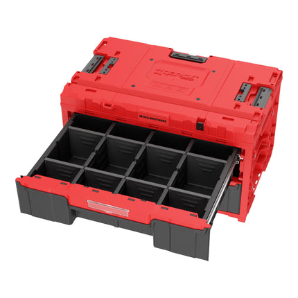 Toolbrothers RHINO XXl Drawer 2 ULTRA walizka z dwiema szufladami + przegródki 29 L IP66