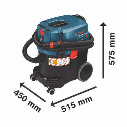 Bosch GAS 35 L SFC+ Aspirador profesional en seco/húmedo 1200 W 35 l clase de polvo L ( 06019C3000 )