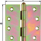 Charnière GAH hauteur 76 mm largeur 76 mm (3000200533)
