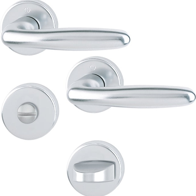 HOPPE rose set Verona 1510 / 42KB/42KBS Aluminium F1 ( 3000203134 )