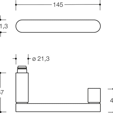 Set di rosette HEWI 270XAH01.230 Acciaio inox ( 3000207495 )