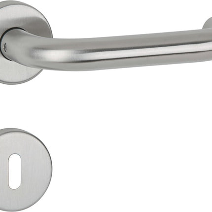 APTEC lever handle set Basic 01 stainless steel 60 matt stainless steel ( 3000267255 )