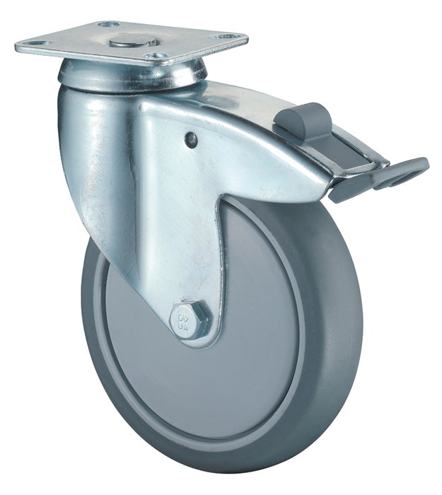 BS ROLLEN Swivel castor with total brakes Wheel Ø 150 mm Load capacity 100 kg ( 3000275287 )
