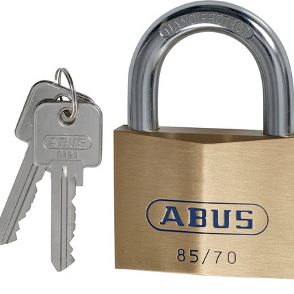 ABUS Zylindervorhangschloss 85/70 gl Schlosskörperbreite 70 mm ( 3000280038 )