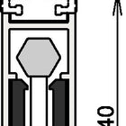 Guarnizione per porta ATHMER Kältefeind Allround(R) 1-1075 1 lato lunghezza 708 mm ( 3327023191 )