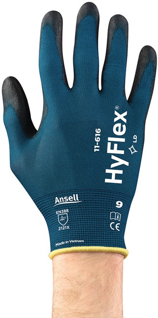 ANSELL Handschuhe HyFlex® 11-616 Größe 10 grünblau/schwarz ( 4000371329 )