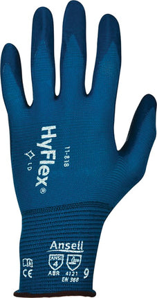 Guantes ANSELL HyFlex® 11-818 talla 9 azul oscuro (4000371625)